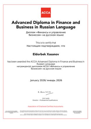 ACCA Advanced Diploma