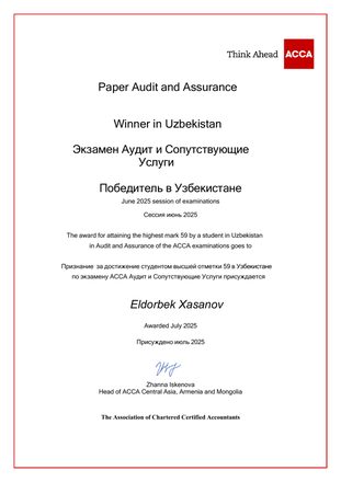 ACCA · Audit and Assurance