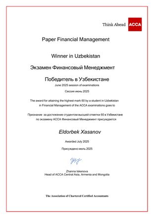 ACCA · Financial Management